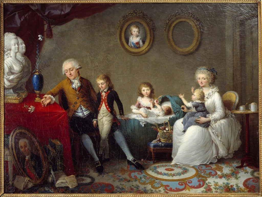 Ritratto della famiglia di Jean Pierre Dourcet - Musee des Beaux, Arts, Grenoble